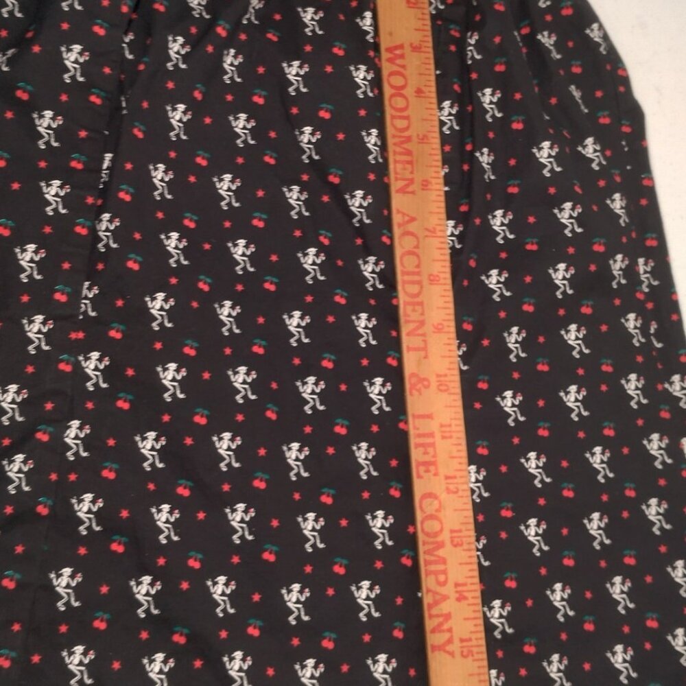 Vintage 1990s Social Distortion Halter Top Shirt 2XL Skelly Skeleton Punk Ties - Picture 7 of 13
